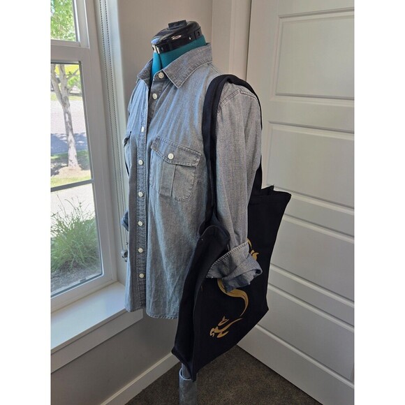 ALADDIN BROADWAY MUSICAL SOUVENIR TOTE BAG BLACK & GOLD 100% COTTON GENIE UNISEX - Picture 12 of 12